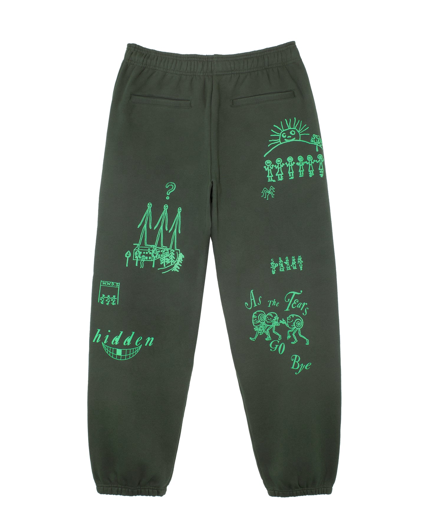 OH THE FACES SWEATPANT [GREEN]