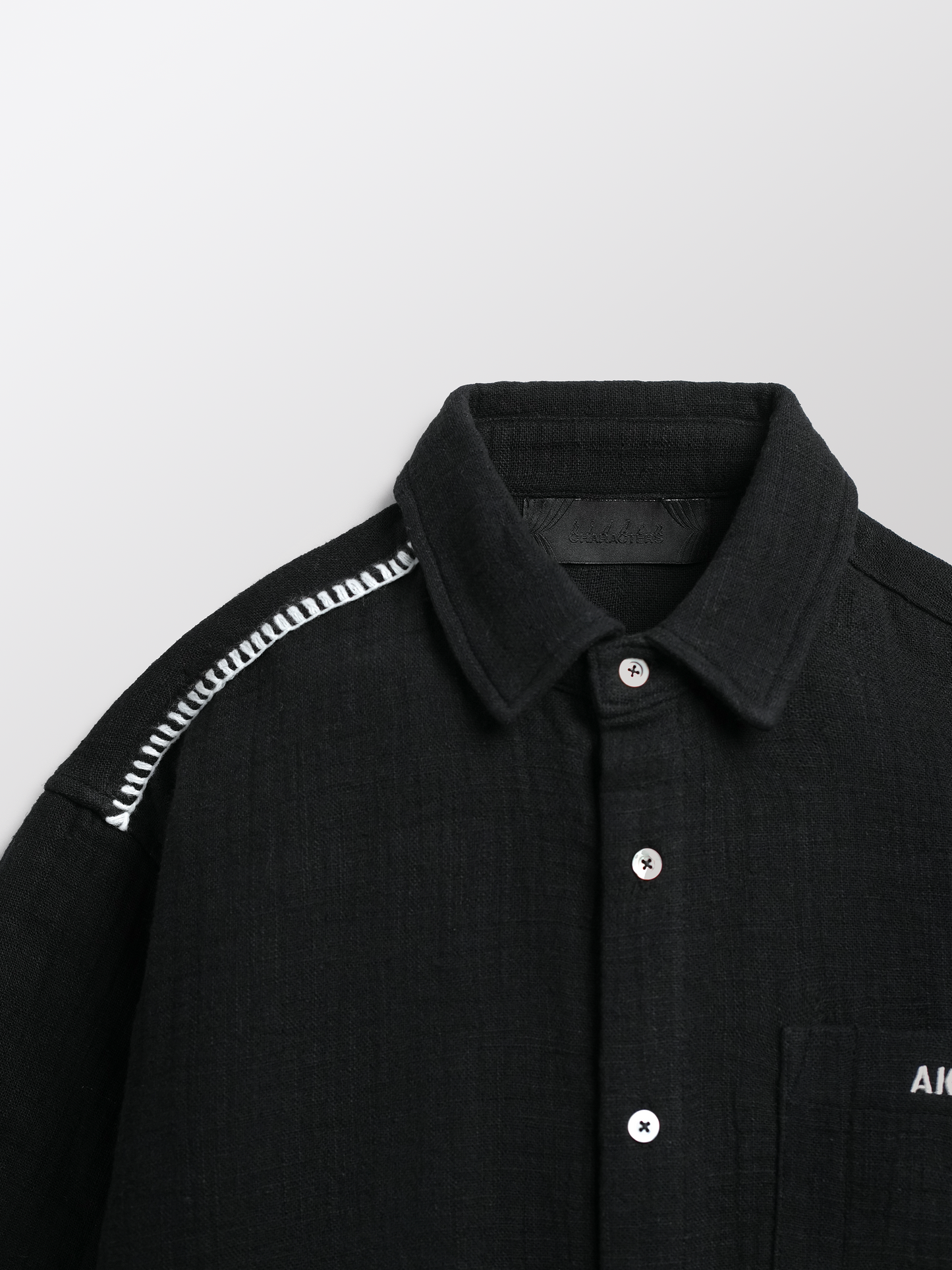 AKAHOSHI SMOCK SHIRT [BLACK]