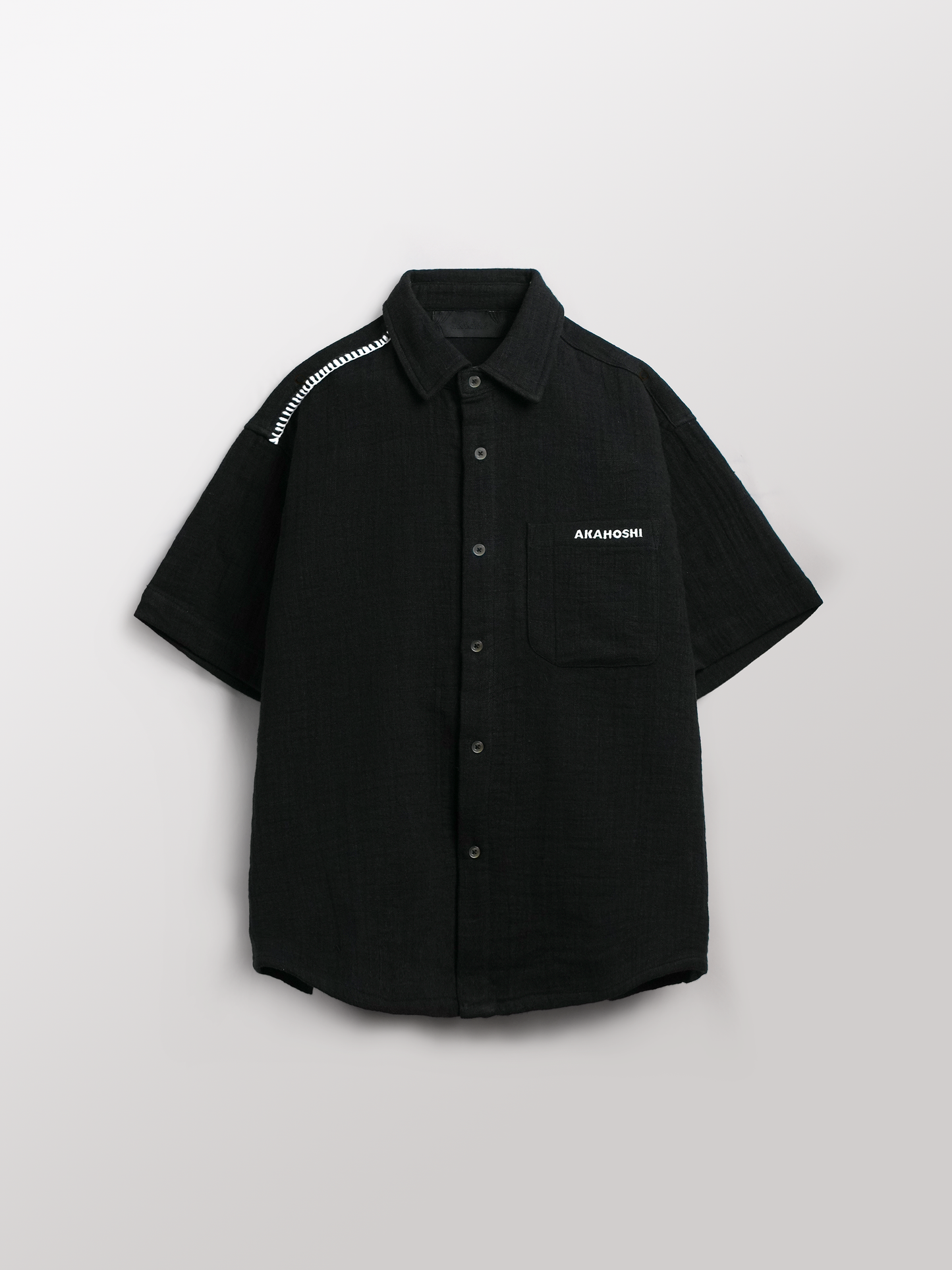 AKAHOSHI SMOCK SHIRT [BLACK]
