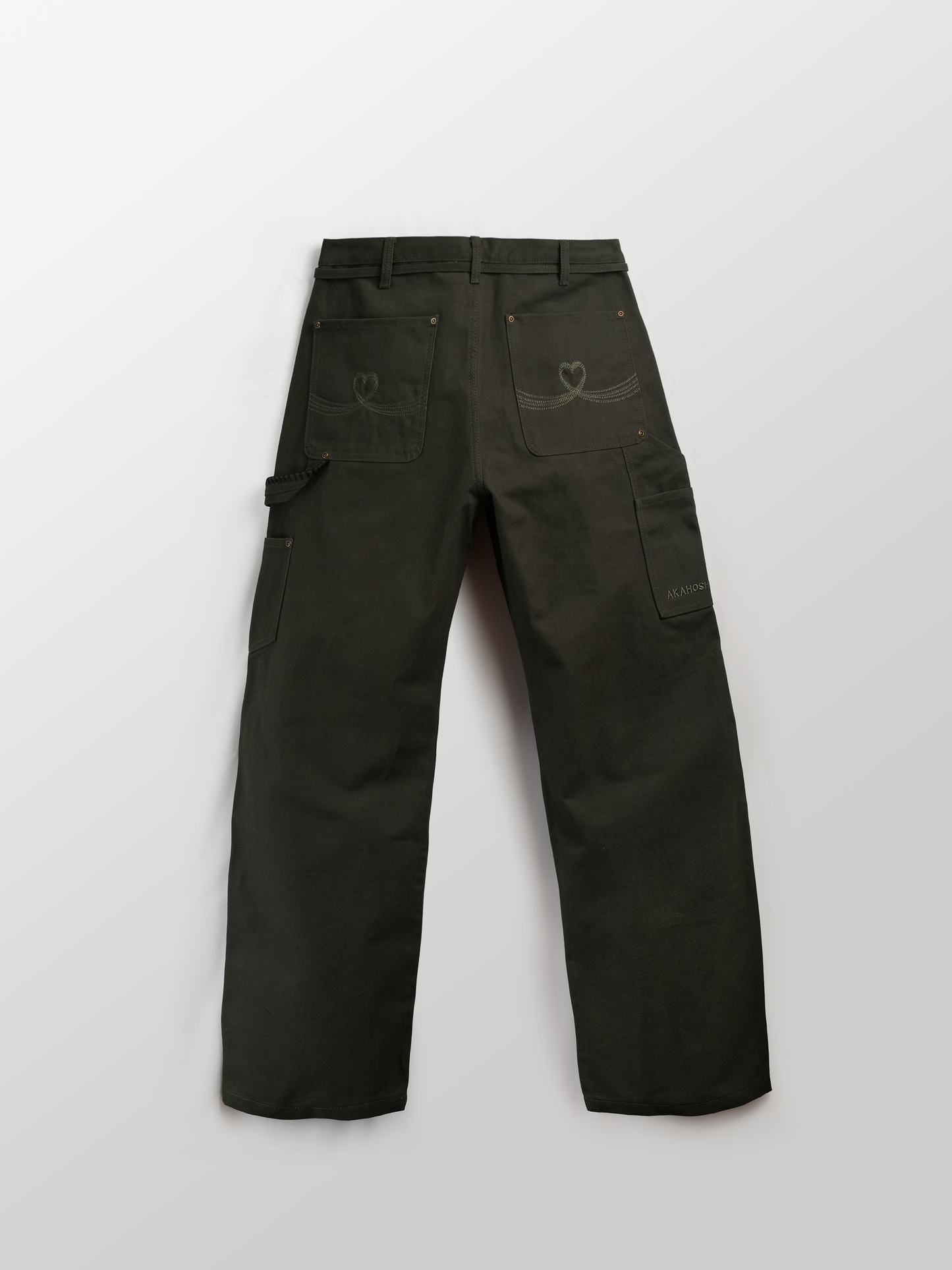 AKAHOSHI WORK PANTS [NORI]