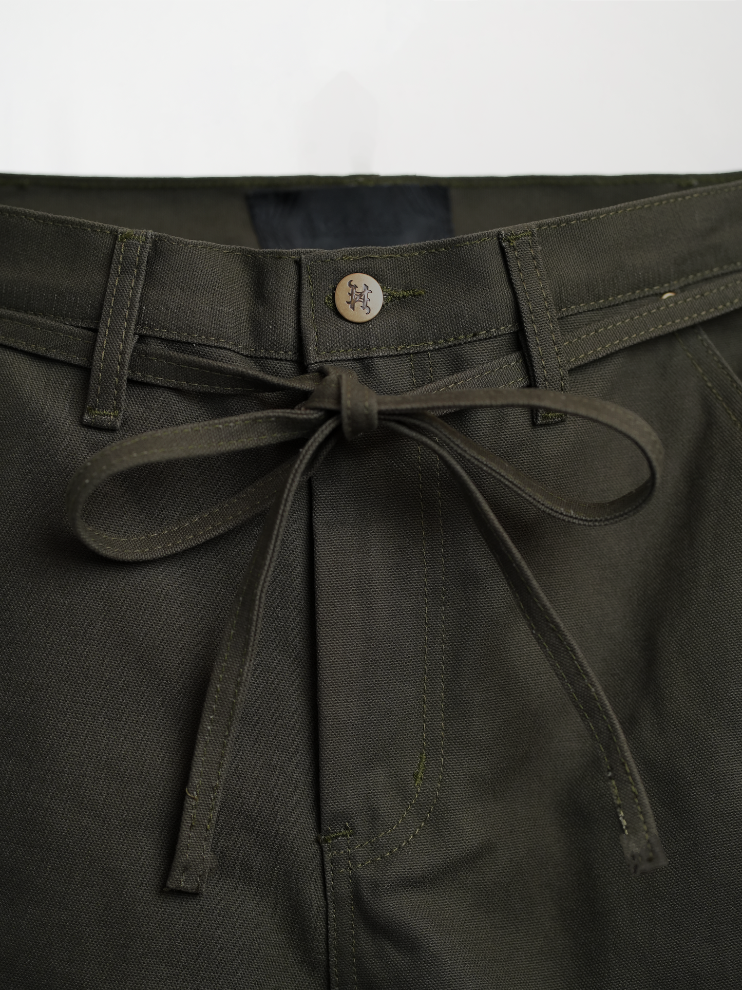 AKAHOSHI WORK PANTS [NORI]