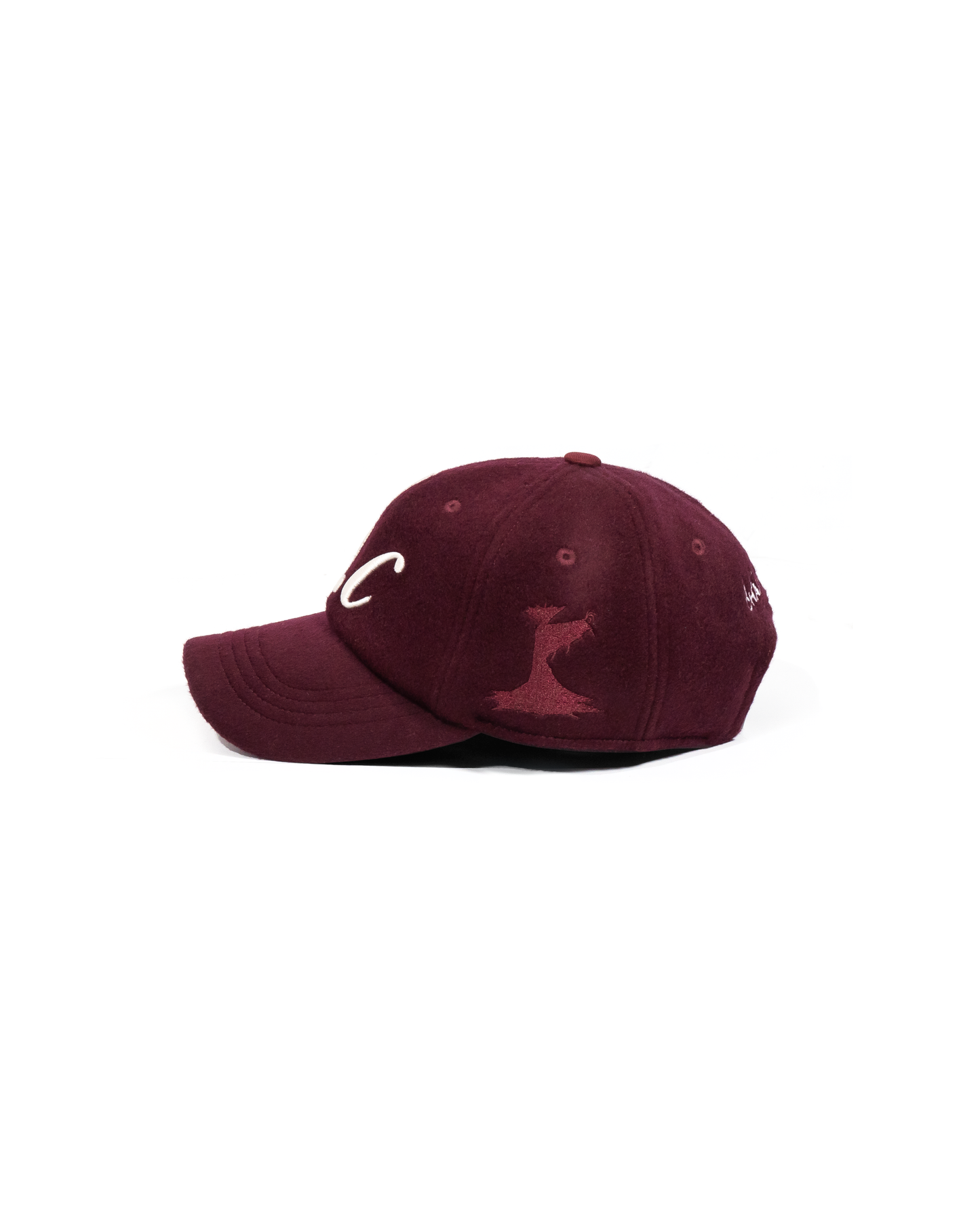 H.C WOOL HAT [BURGUNDY]