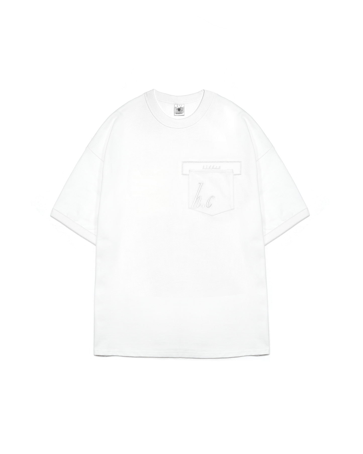 h.c TWILL POCKET T [WHITE]