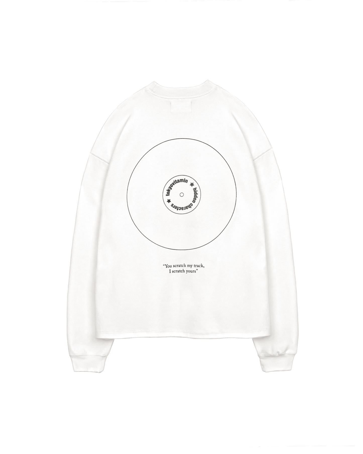 HC x TV BACK2BACK SWOLE LONG SLEEVE [WHITE]