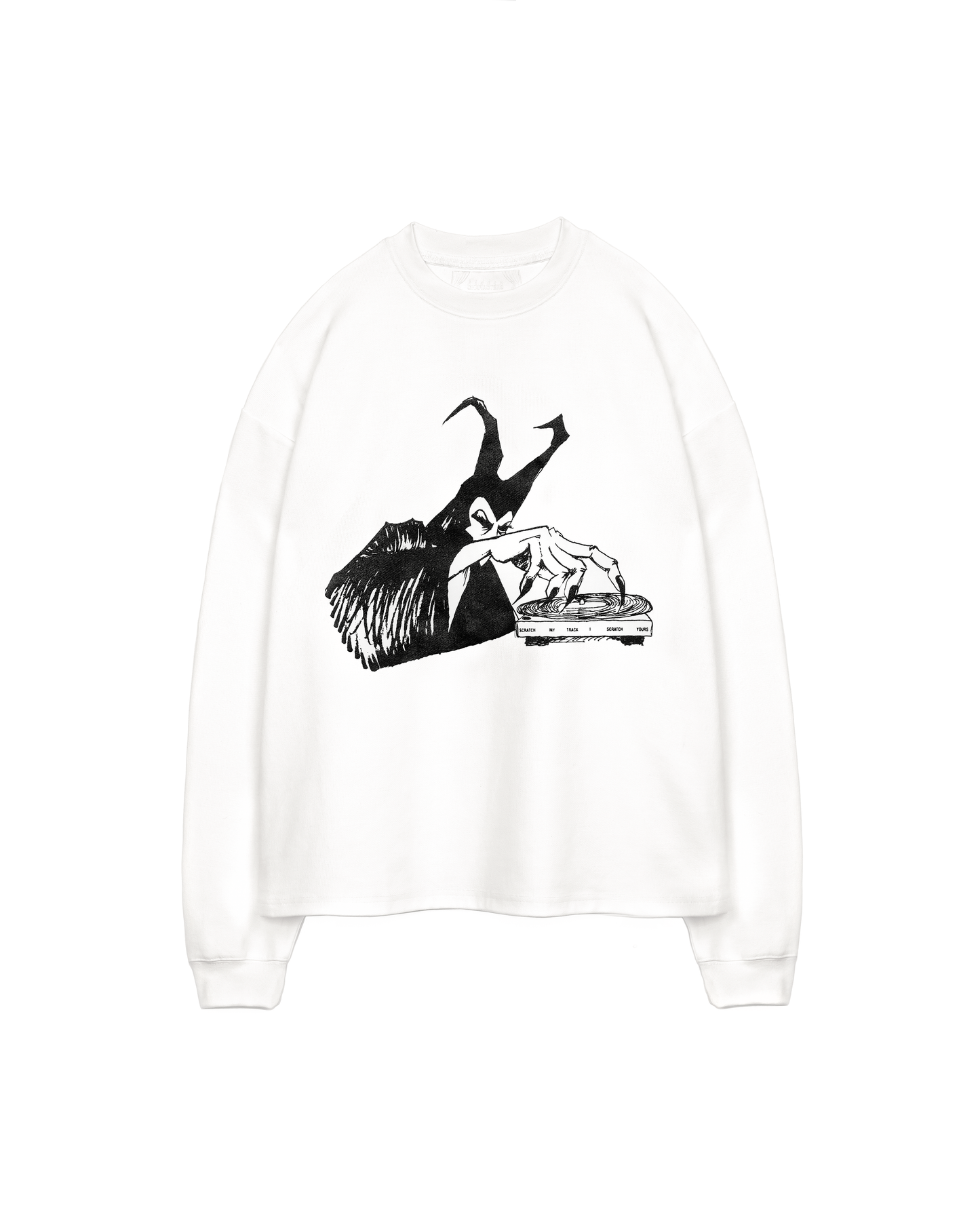 HC x TV BACK2BACK SWOLE LONG SLEEVE [WHITE]