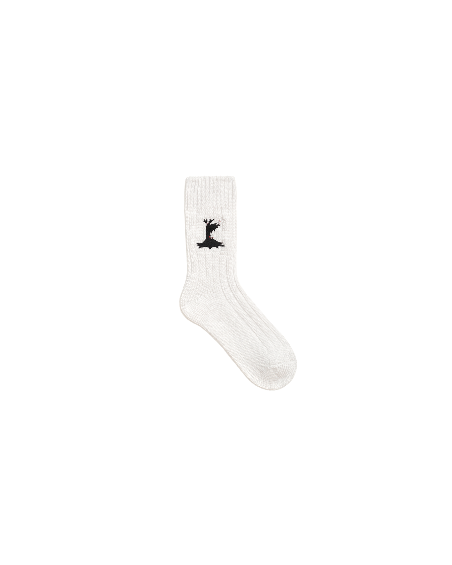 MALEFICENT SOCKS [WHITE]