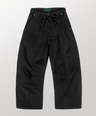 PINTUCK TWILL PANTS [BLACK]