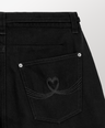PINTUCK TWILL PANTS [BLACK]