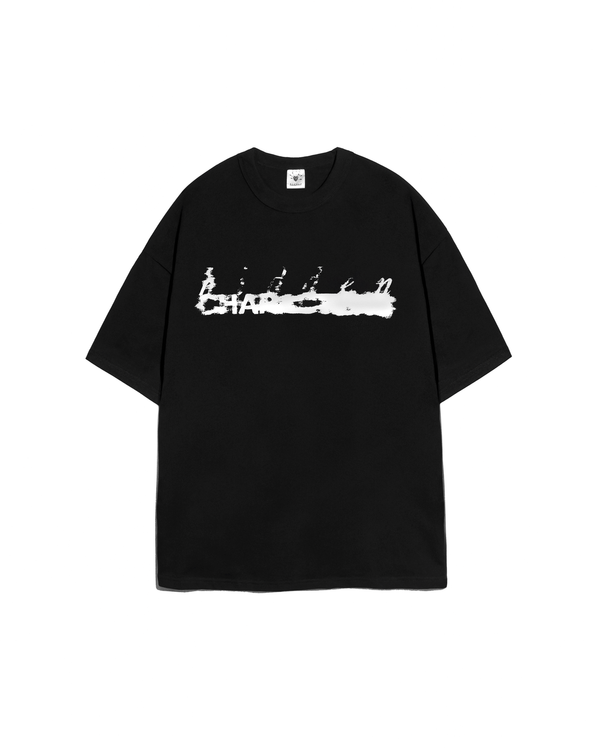 SCRATCH LOGO T-SHIRT [BLACK]