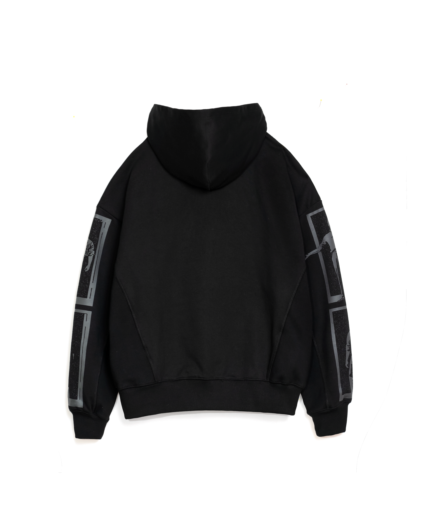 TRUMAN ZIP HOODIE [BLACK]