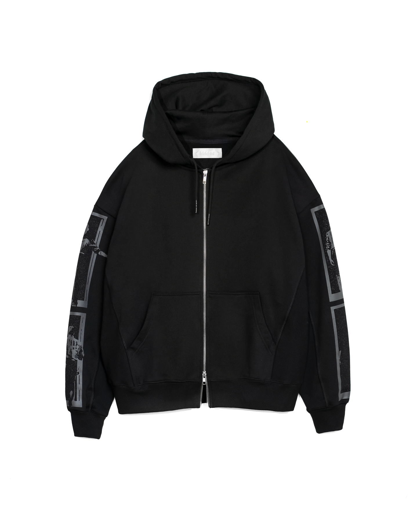 TRUMAN ZIP HOODIE [BLACK]