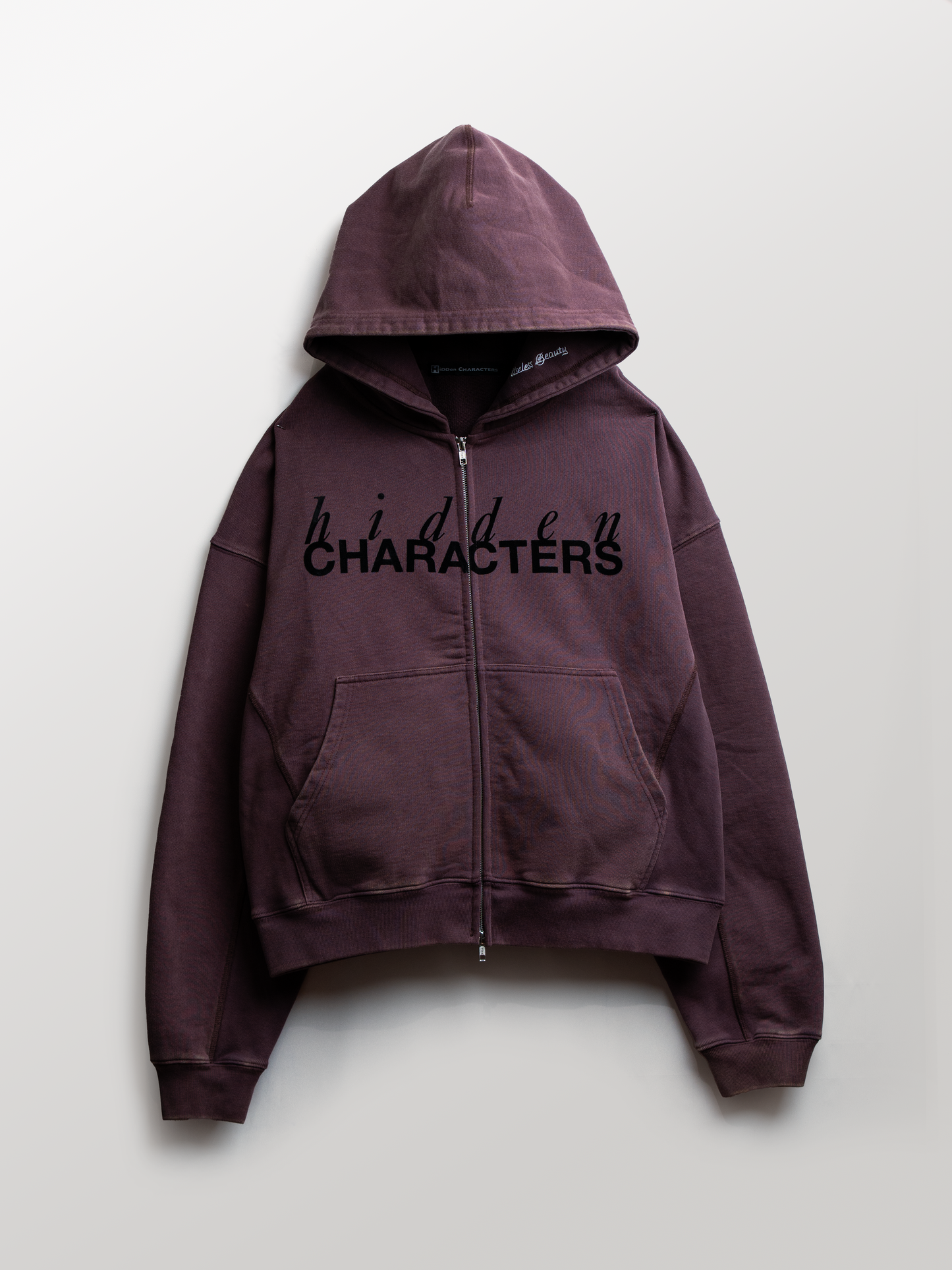 VELVET ACRES HOODIE [BERRY]