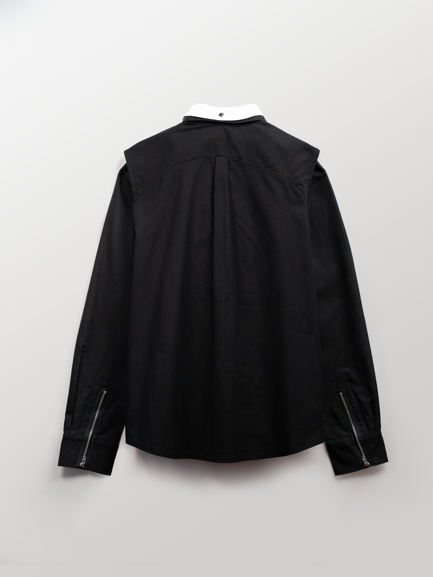 DOUBLE COLLAR SHIRT [BLACK]