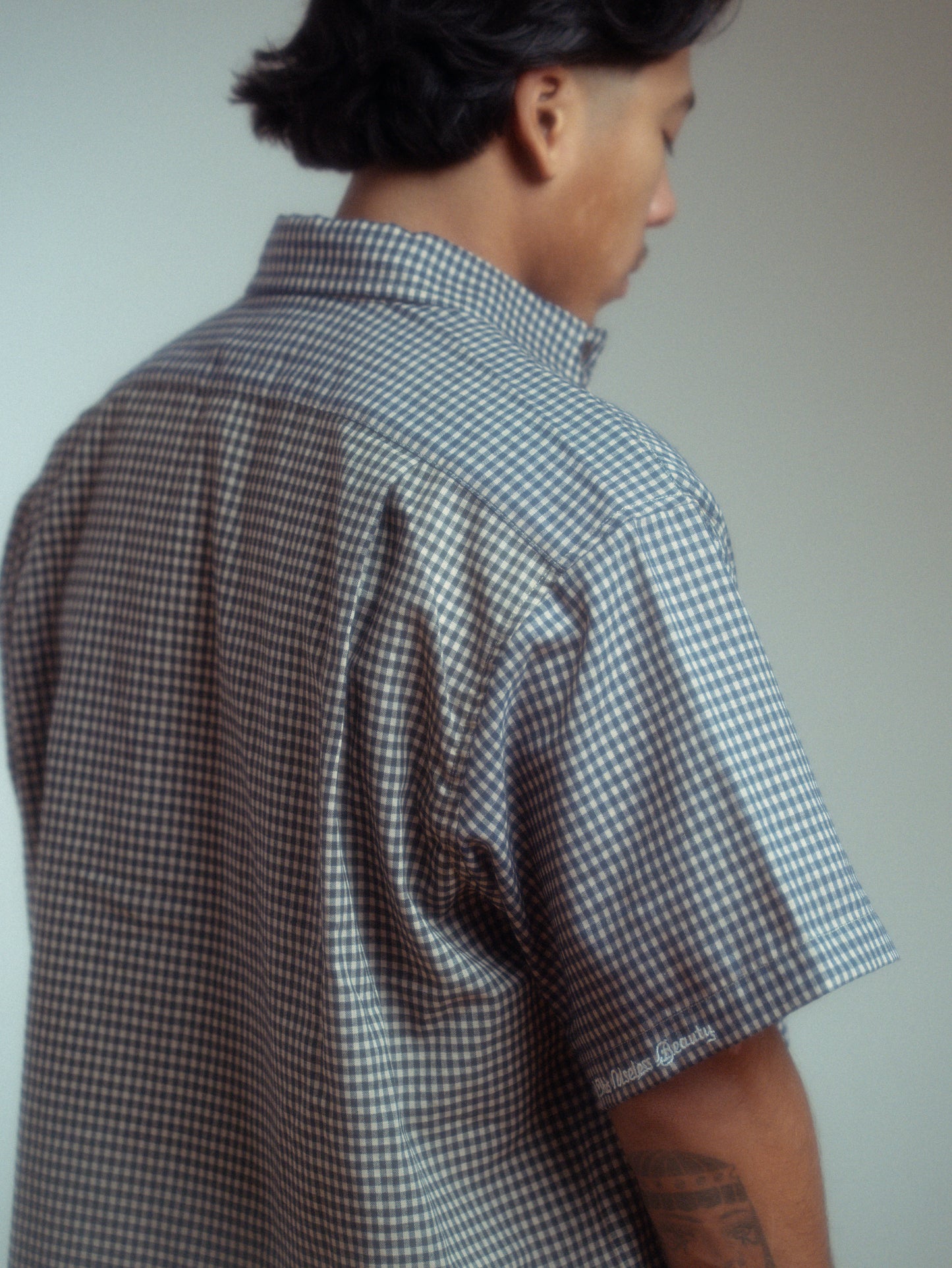 SMOCK SHIRT [BLUE PICNIC]