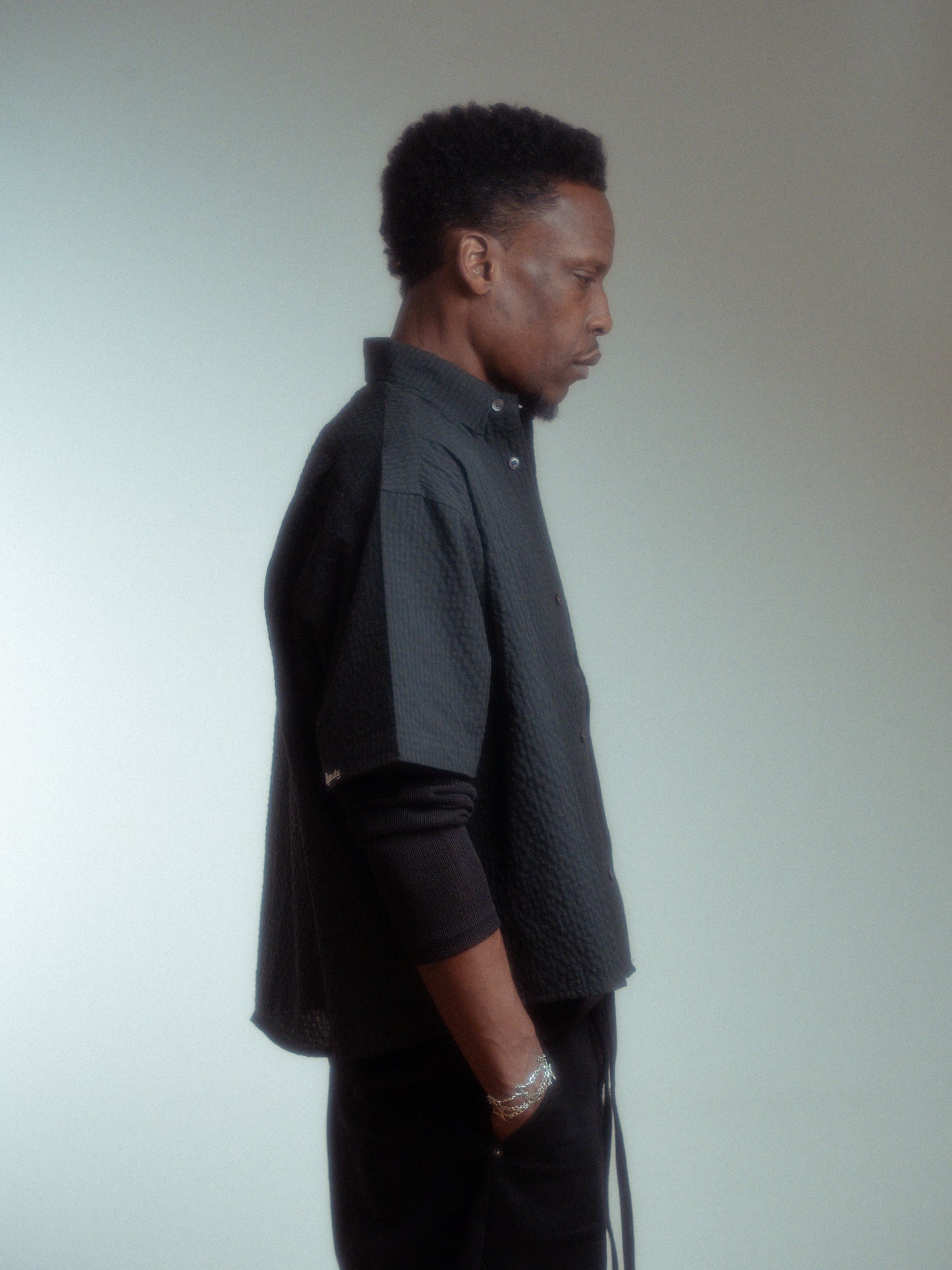 SMOCK SHIRT [SEER SUCKER]