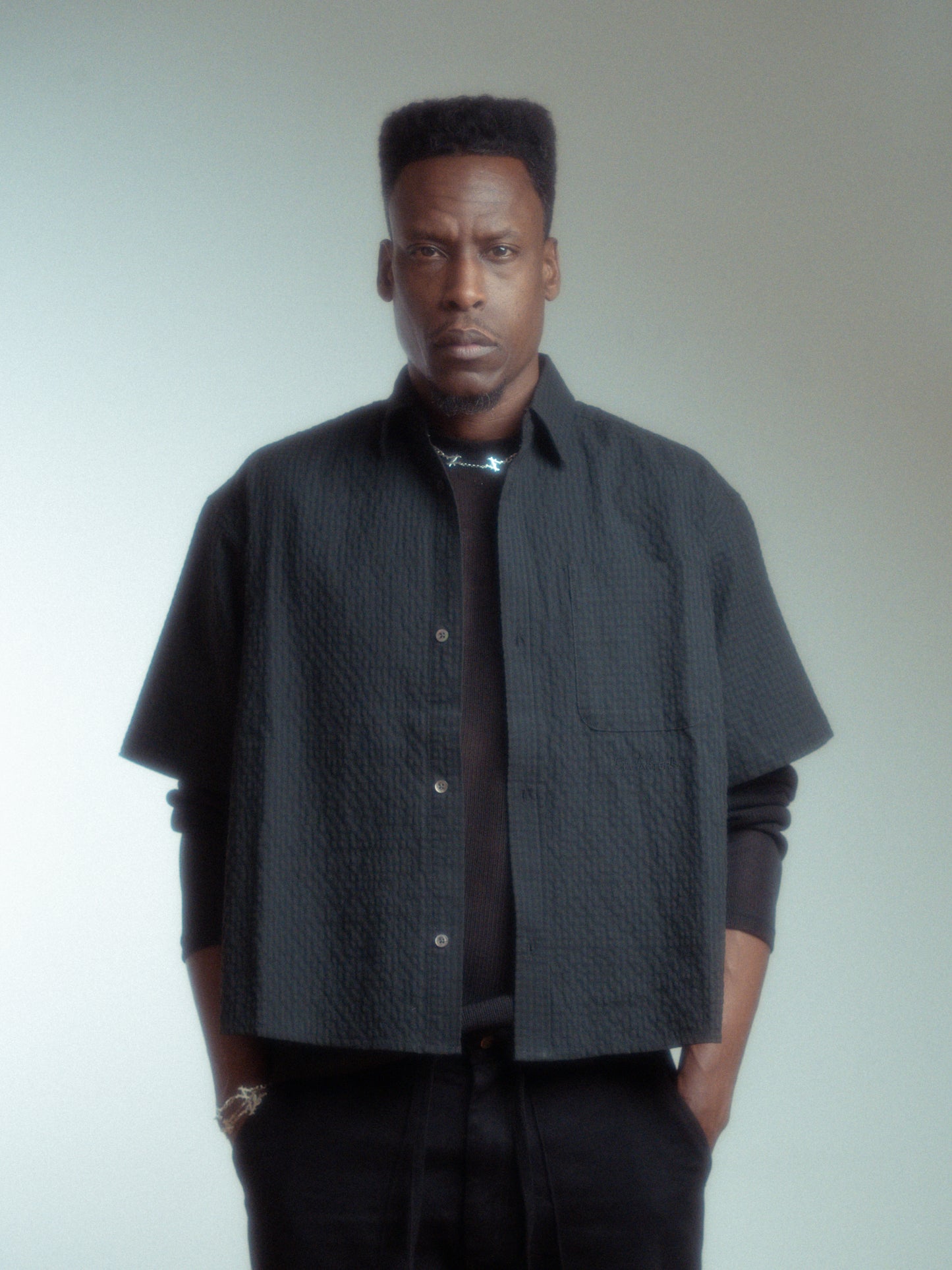 SMOCK SHIRT [SEER SUCKER]