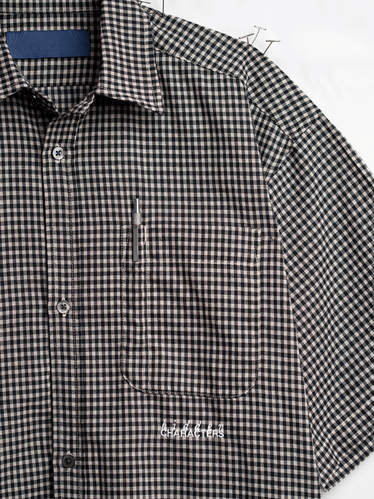 SMOCK SHIRT [BLACK PICNIC]
