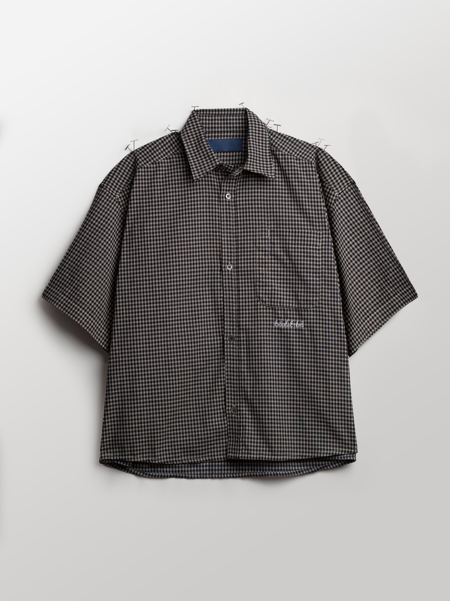 SMOCK SHIRT [BLACK PICNIC]